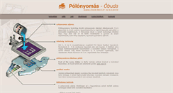 Desktop Screenshot of polonyomas-obuda.hu